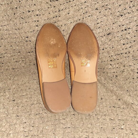MADEWELL-The Frances-Tan Brown Leather Pointed Toe Loafers-Sz 8-Excellent - Picture 8 of 8